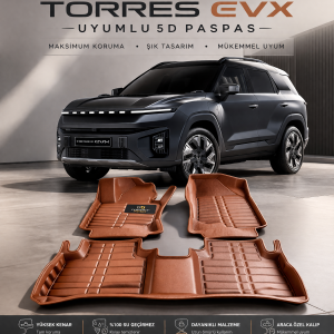 Torres Evx – 5D – Premium Pvc Deri Havuzlu Paspas