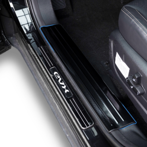 Torres Kapı Eşiği Koruma Kaplaması (Siyah ve Gümüş)