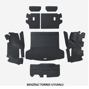 Torres – Siyah Bagaj Kaplama Matı