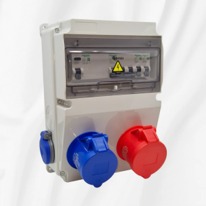 Bemis – Sigorta + Kaçak Akım Korumalı Kombinasyon Kutusu IP44 (5/32A + 3/32A 220V + 1/16A)