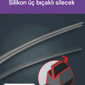 Torres Uyumlu Silikon Üç Bıçaklı Silecek Takımı